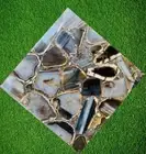 Natural Square Agate Stone Coffee Dining Table Unique Home Furniture Garden Dec