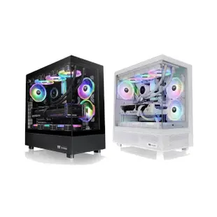 【Thermaltake 曜越】光透View270 TG ARGB 強化玻璃中直立機殼 海景房ATX 頂支援360(CA-1Y7-00MXWN-00)