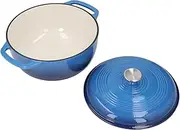 Pot of Cast Iron Resistant to Sticks with Lid for Occupied Domestic chefs: Cast Iron