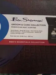 Ben Sherman Groom & Care Collection Moroccan Mint Scented +Luxury Storage Case