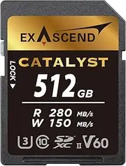 Catalyst UHS-II/V60/U3/Class 10 512GB SD Card