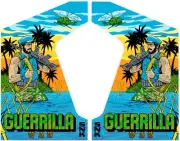 Guerilla War Arcade Side Art 2 Piece Set Laminated High Quality Restoration