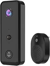 Ligente Wireless Video Doorbell 2.4GHz WIFI Infrared LED with Camera and USB Rechargeable Battery for Home Security