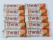 10 Think! CREAMY PEANUT BUTTER Bars Chocolate Dipped 20g Protein 01/10/2026