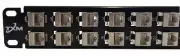 TXM CAT5e 32-Port Patch / Feed Through Panel Shielded / 1RU / 19" - MFG Warranty