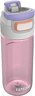 Kambukka Elton Tritan Water Bottle, Plastic Drink Bottle, Leakproof, for outdoor sports, Clear water bottle with 3 in 1 lid, Barely Blush, 500 ml
