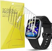 Compatible for Mgaolo Kids Smart Watch Screen Protector, Lamshaw Full Coverage TPU Clear Film Compatible for YOUSOKU Kids Smart Watch/Mgaolo Kids H97Pro Smart Watch-1.5 Inches (TPU-6 Pack)