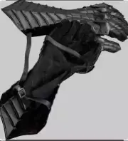 Black Antique Gauntlets Steel Medieval armor Gloves ~ Crusader Larp Gaunt