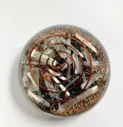 Black Tourmaline Orgonite Tower Buster Dome EMF Protection Chakra Crystal Orgone