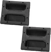 FUNOMOCYA 2pcs Outdoor Speaker Handle Key Speaker Carry Handle Grasp Parts Amplifier Supplies Plastic Black