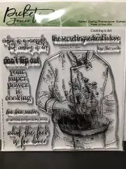 Picket Fence Studios Cooking Is Art Stamp Set