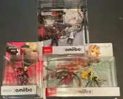 Nintendo Shulk + Pyra & Mythra Amiibo + Noah & Mio 2 Pack New Sealed Xenoblade