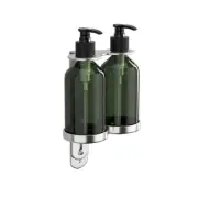 Green Wall Soap Dispenser with Holder for Homes Care Homes and Schools