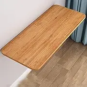 Wall Mounted Drop Leaf Table with Steel Bracket for Small Spaces 24 * 20inch Foldable Study Desk for Home Office