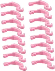 Versatile Small Animal Cage Fixing Tools 20pc Rabbit Cage j Clips Easy to Clean Install for Rabbits Hamsters Birds