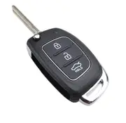 Button Flip Key Remote Silicone Case Shell Blank For Hyundai Santa Fe iX i20 i30