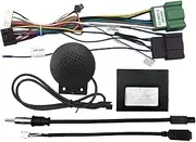 Car Radio Android Head Unit Wiring Harness with CAN Bus Decoder Compatible for Chevrolet Tracker Compatible for Buick Encore Cable Socket Connector