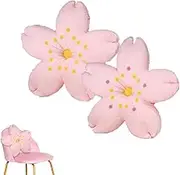 Plush Floor Cushions – 2 Pcs Soft Throw Pillows for Bedroom, Sofa, Car, and Dorm Decor, 17.7in Pink, Perfect for Cozy Comfort
