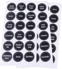 144PCS Spice Herb Storage Jar Labels Pantry Stickers Decals - Durable PVC Pan...