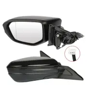 Pair LH & RH Side Power Mirrors for 2016-2018 Honda CIVIC Black Foldaway (for: Honda Civic)