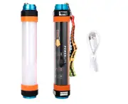 LED Flashlight Waterproof Torch Portable Lamp USB Rechargeable Camping Outdoor(T-25)