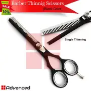 Barber Scissor 6" Black Color Dressing Hair Cutting Thinning Barber Shear