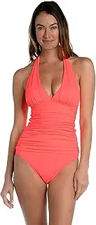 La Blanca Women's Island Goddess Halter Tankini Swimsuit Top