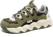 [MAILEP] Couple Daddy Shoes Breathable of All Matching Thick Sole Single Shoes Trend Casual Shoes