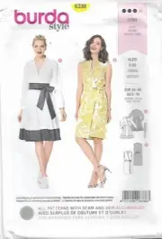 76 BURDA 6338: DRESS SIZE 8-18 SEWING PATTERN