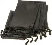 10pcs Black Soft Pouch Bag Case Sunglasses Eyeglasses Glasses iPhone Smartphone