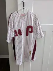 Philadelphia Phillies Vintage Pete Rose 1980 Mitchell & Ness Jersey Size 58