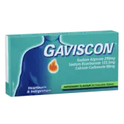 Gaviscon Heartburn & Indigestion Relief 24 Chewable Tablet - Peppermint