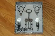 Fashion Wine Set Stoppers Corkscrew Party Holiday Set