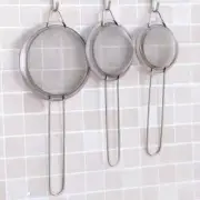 3Pcs Mesh Strainer Stainless Steel Sieve Colander Fine Mesh Strainer Skimmer Set