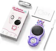 Microscope for Kids, 500X Mini Digital Microscope, 2in IPS Screen, 2MP, 1080P, 8 LED, 178° Wide Angle, PC View, Pocket Microscope for Age 3 4 5 6 7 8 Girls Boys (Purple)