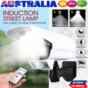 77 LED Solar Street Light Lamp Motion Sensor Lights Remote Garden Yard Flood AU