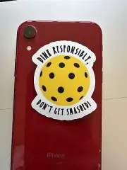 pickleball sticker dink responsibly