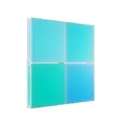 4pc Nanoleaf Blocks Add-On Kit Small Squares Light Panels 11.5x11.5cm Blue