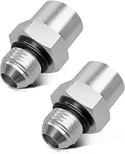 Vaticas 6AN Adapter Fitting Set Replace 47-0001 Fit for GM TBI Style Fuel Sending Units, Adapter Connector Kit Silver, NPT Thread