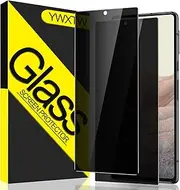 [YWXTW] Google Pixel 6 Privacy Screen Protector, 2 Pack Tempered Glass Anti-Spy 9H Hardness Film for Google Pixel 6 2021 6.4-Inch, [Don’t Support Fingerprint Unlock] Bubble Free Case Friendly - Black