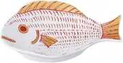 Takumikaze Arita Ware Small Bowl, Broad Snapper Shaped Plate, Made in Japan