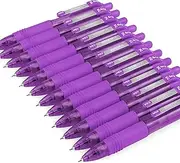 Zebra Z-Grip Smooth Mini Retractable Ballpoint Pens - 1.0mm - Violet - Pack of 12