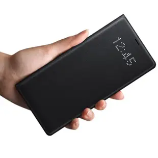 (現貨免運）✙三星s10+LED智能手機殼S10e保護套翻蓋Note9 8原廠手機皮套潮