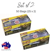 Forceflex Garbage Bags Rubbish Bag Garbage Trash Glad Large Garden Waste 113L