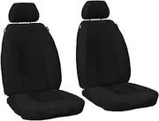 Sperling Custom Black Front Jacquard Seat Covers Compatible with for Hyundai i30 PD Hatch 2017-2024