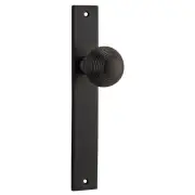 Guildford Knob Rectangular Backplate Signature Brass