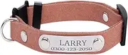 Yonsbox Personalized Anti Strangulation Kitten Cat Collars with Bell Breakaway Quick Release Custom Engraved Cat Collar with Name Tag Adjustable Cute Cat Collars for Male Female Boy Girl Cats