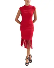 Phase Eight Tazmin Tassel Knit Dress