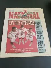 THE NATIONAL SPORTS DAILY PAPER FEBRUARY 8-10 1991 ARKANSAS RAZORBACKS STARS