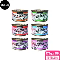 在飛比找momo購物網優惠-【Seeds 聖萊西】Bistro cat特級銀貓健康餐罐1